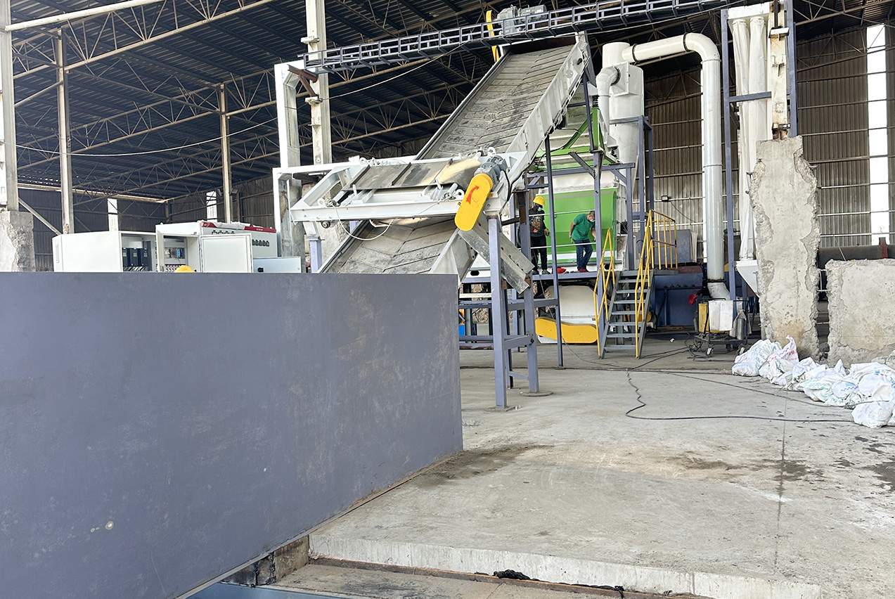 Finished biomass pellets from Jiangsu JWZL-860 rice husk line, post-commissioning September 2026